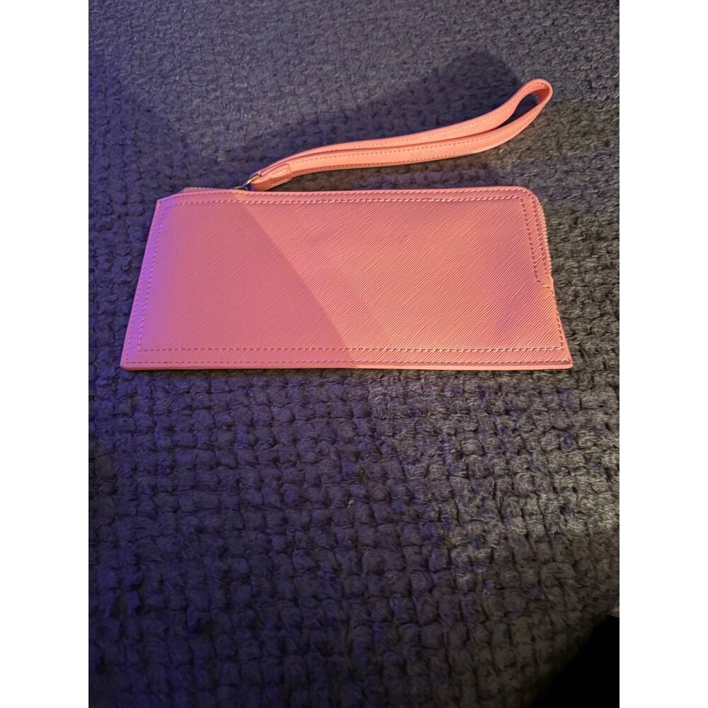 New peach shiraleah credit card wallet